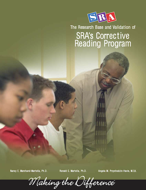 The Research Base – SRA Corrective Reading