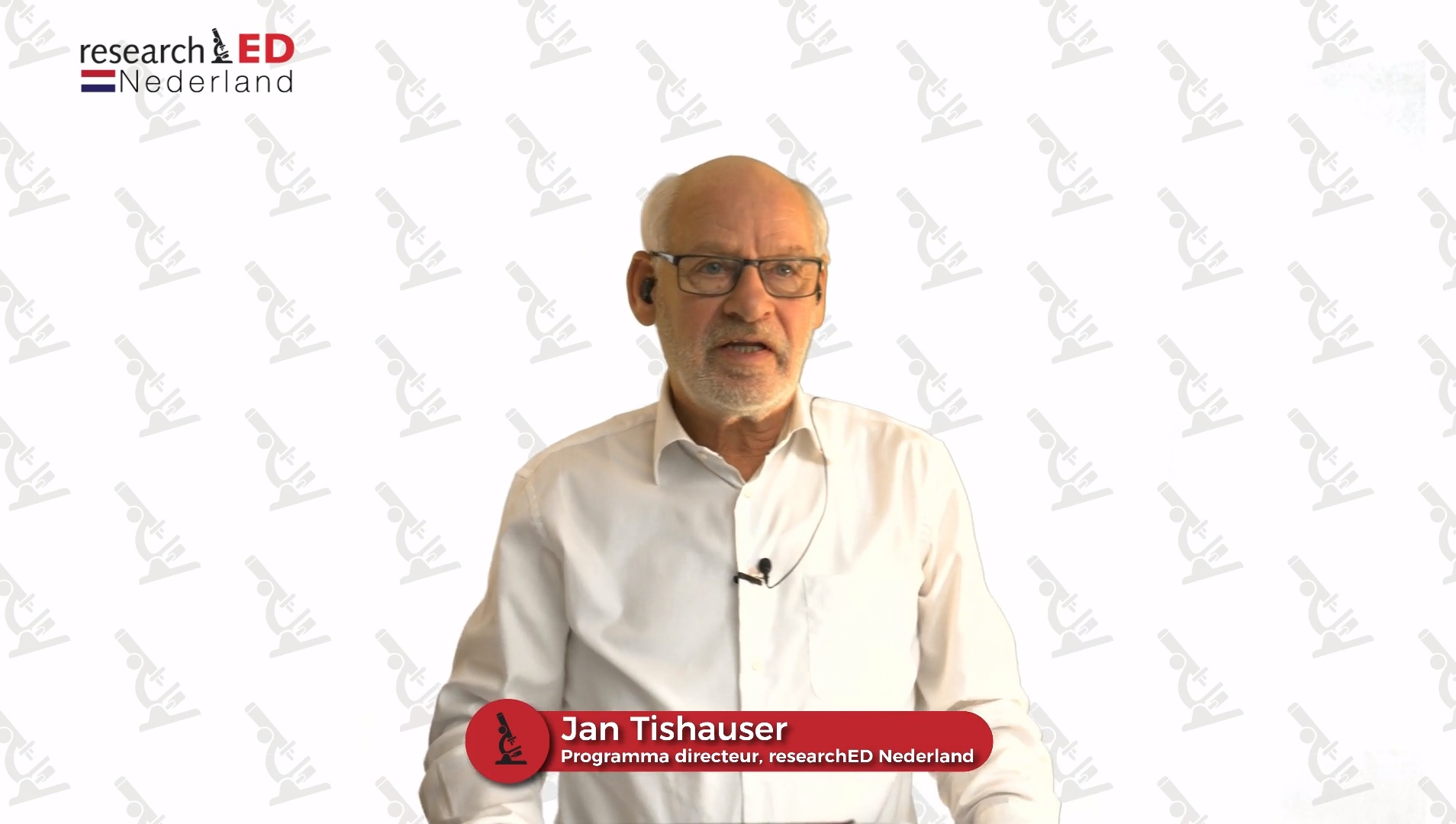 Opening researchED Heerlen 2020 door Jan Tishauser